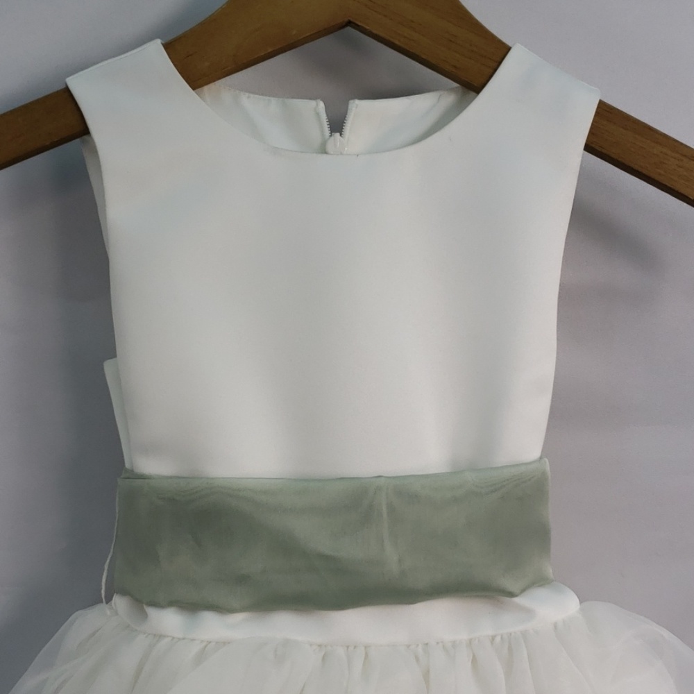 US ANGELS FLOWER GIRL DRESST IVORY STYLE 909 - Picture 2 of 4